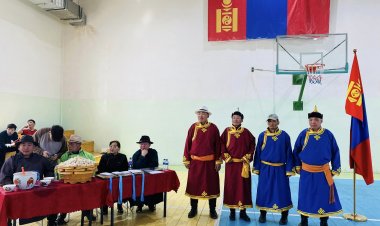 АЙРАГ СУМЫН ТҮҮХТ 100 ЖИЛ, ЗЭВСЭГТ ХҮЧИН ҮҮСГЭН БАЙГУУЛАГДСАНЫ 103 ЖИЛИЙН ОЙ, ЦЭРГИЙН ӨДӨРТ ЗОРИУЛСАН ҮНДЭСНИЙ БӨХИЙН БАРИЛДААН ЭХЭЛЛЭЭ.