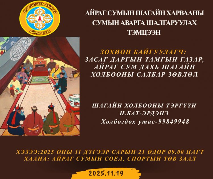 МОНГОЛ БАХАРХЛЫН ӨДӨР