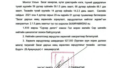 Нийтийн шинэлгээг зохион байгуулах тухай А/16