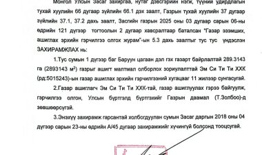 Газар ашиглах эрхийн гэрчилгээний хугацааг сунгах тухай А/38