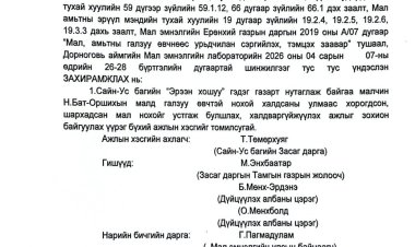 Ажлын хэсэг томилох тухай А/47