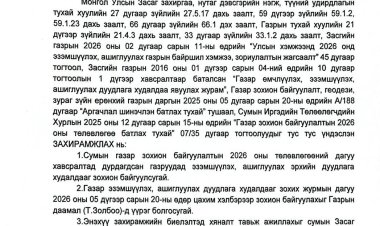 Газар эзэмшүүлэх, ашиглуулах дуудлага худалдаа зохион байгуулах тухай А/52