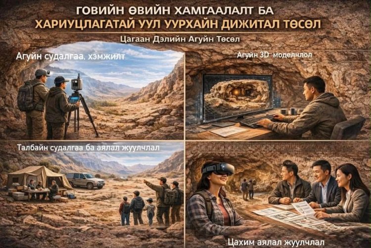 ЦАГААН ДЭЛИЙН АГУЙН БАЙГАЛИЙН ӨВИЙН ХАМГААЛАЛТЫГ САЙЖРУУЛАХ ХАМТЫН АЖИЛЛАГААНЫ ГЭРЭЭ БАЙГУУЛАГДЛАА